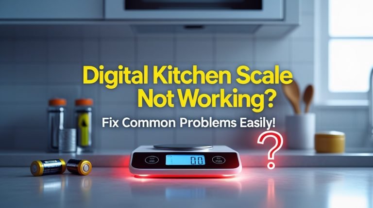 Kitchen Issues Common Digital Kitchen Scale Problems & How to Fix Them