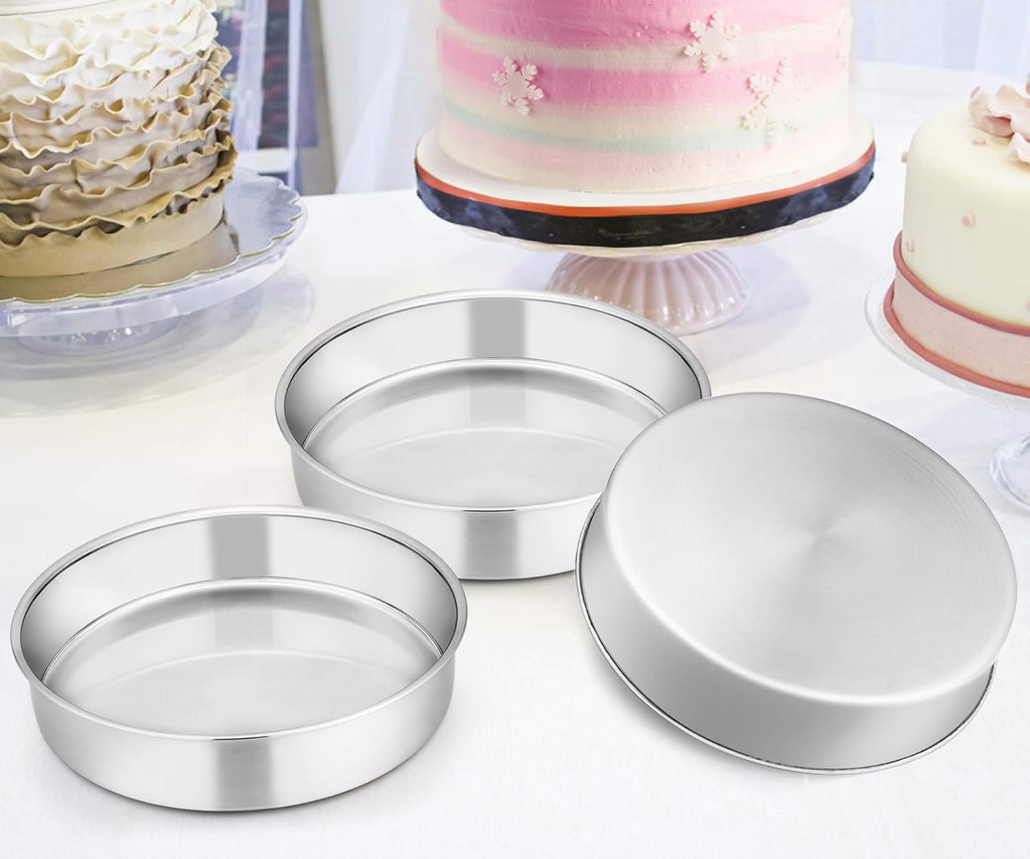 E-far 8 Inch Cake Pan Set E-far 8 Inch Cake Pan Set
