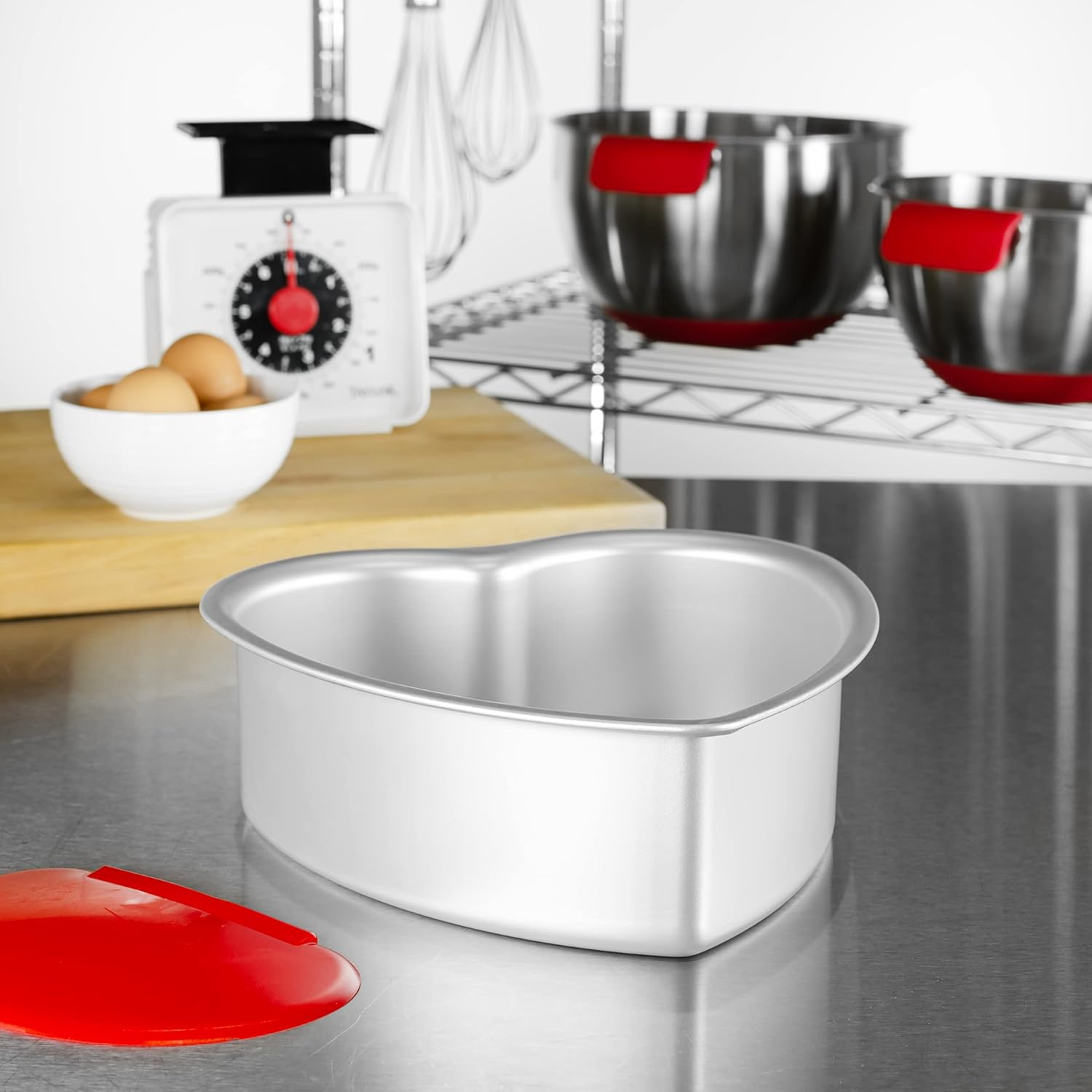 Fat Daddio's Anodized Aluminum Heart Cake Pan Fat Daddio's Anodized Aluminum Heart Cake Pan