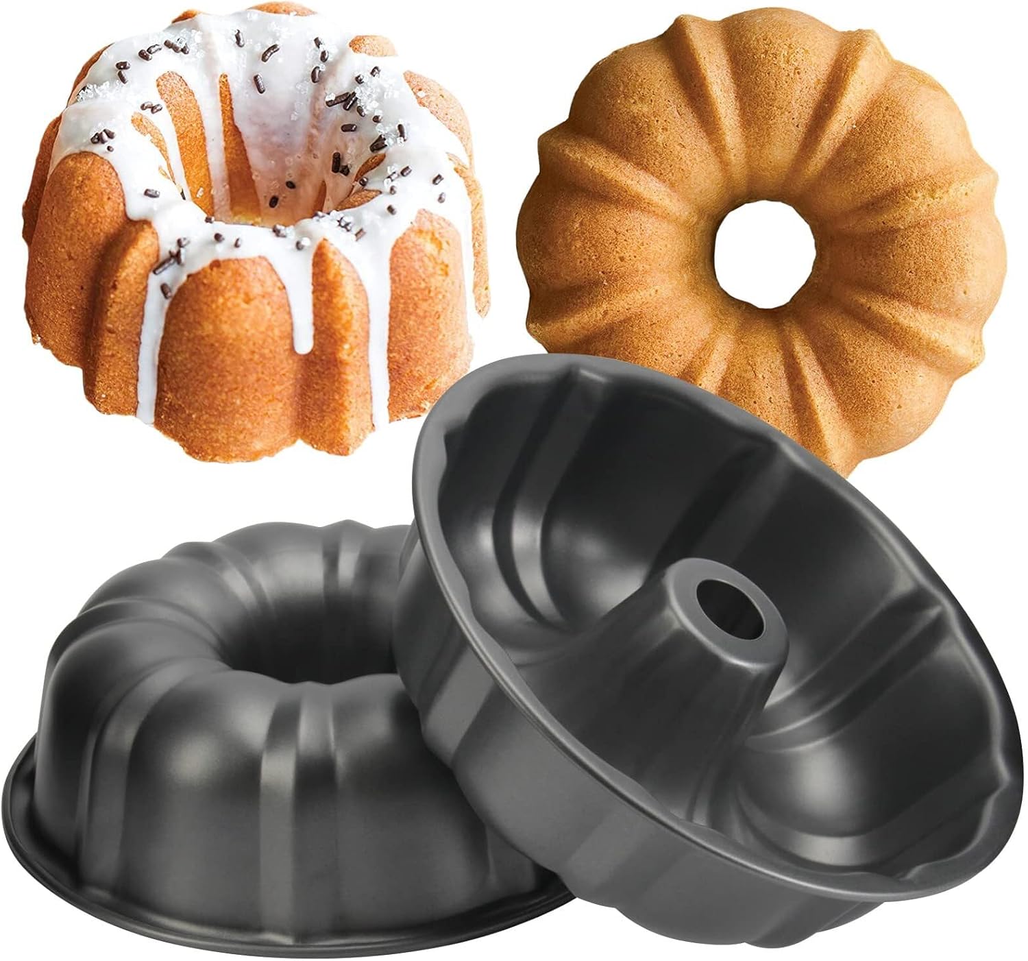 OAMCEG 9.5 Inches Bundt Cake Pan OAMCEG 9.5 Inches Bundt Cake Pan