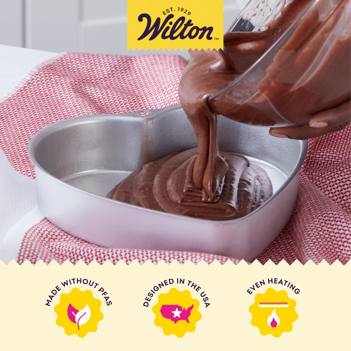 The Wilton 8-Inch Heart Cake Pan The Wilton 8-Inch Heart Cake Pan