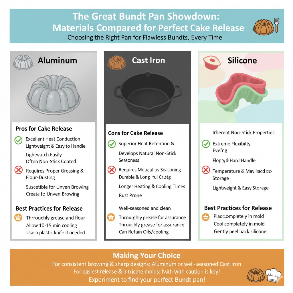 different types of bundt pan materials different types of bundt pan materials