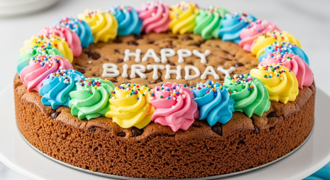 Birthday Cookie Cake Celebration