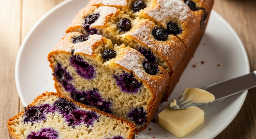 Blueberry Muffin Loaf Breakfast