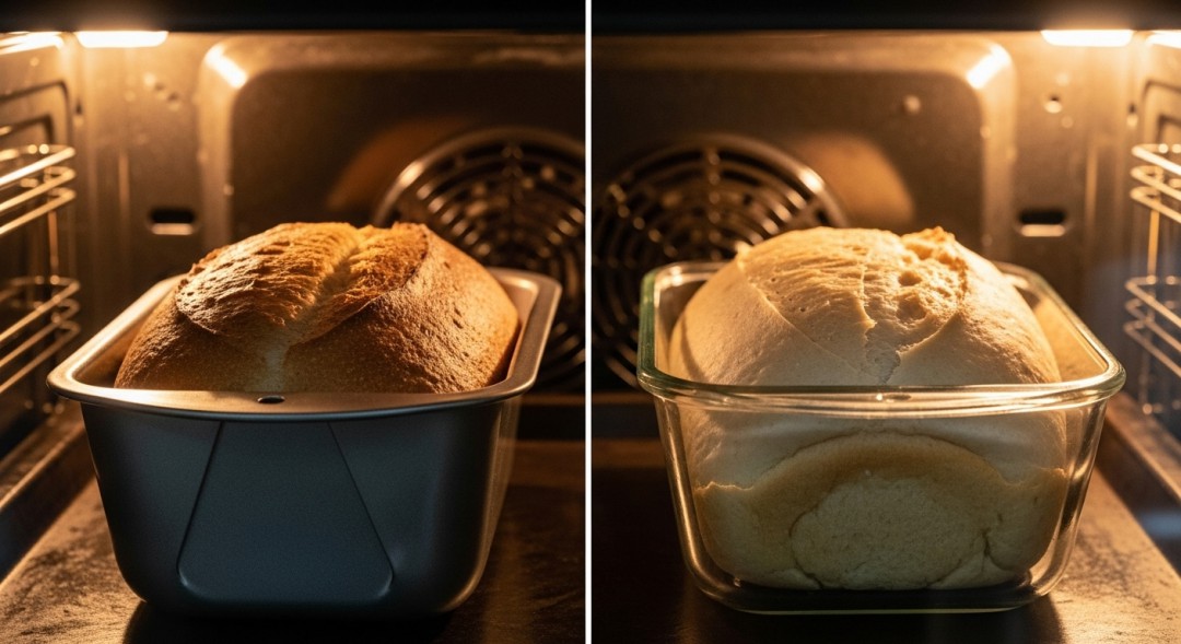Bread Baking In Different Pans