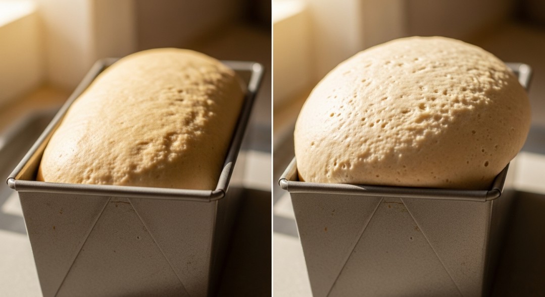 Bread Dough Proofing Stages