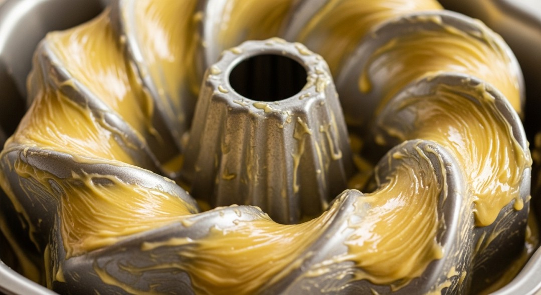 Bundt Pan Greased For Baking