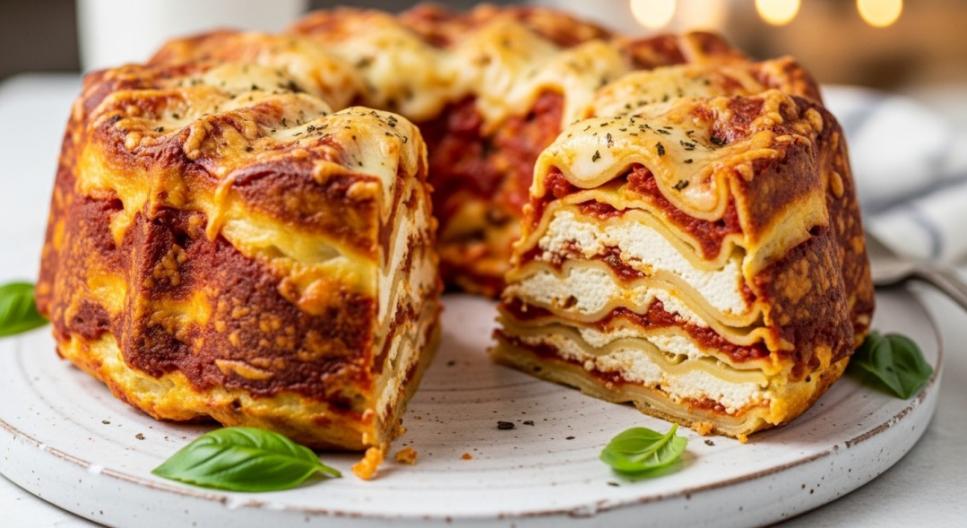 Bundt Pan Lasagna Layers