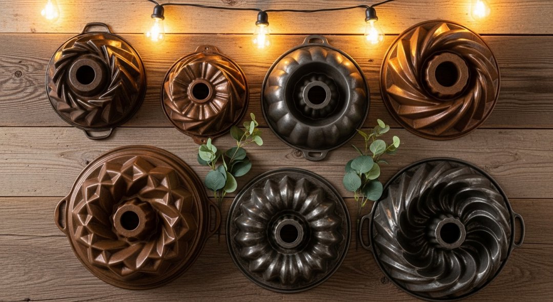 Bundt Pan Wall Decor With Eucalyptus Bundt Pan Wall Decor With Eucalyptus