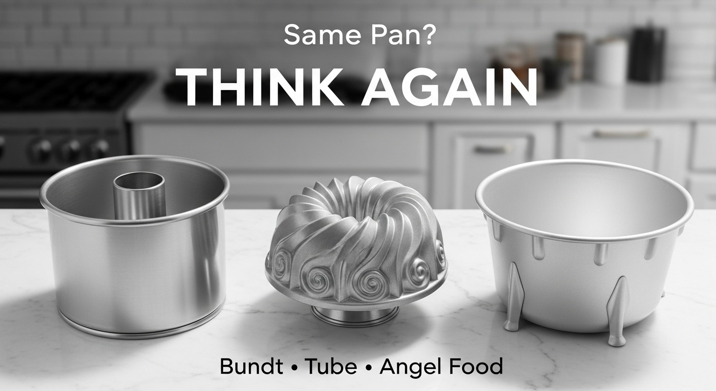 Bundt Pan vs Tube Pan vs Angel Food Pan Bundt Pan vs Tube Pan vs Angel Food Pan