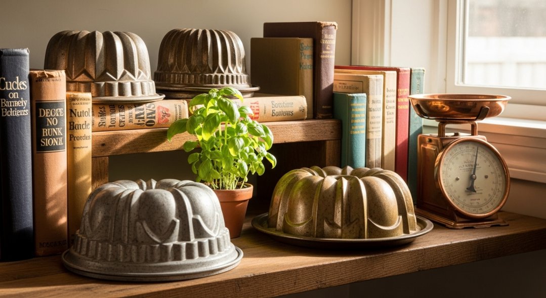 Bundt Pans and Vintage Cookbooks