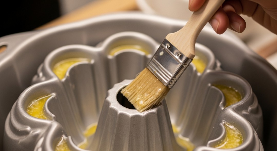 Butter the Bundt Pan