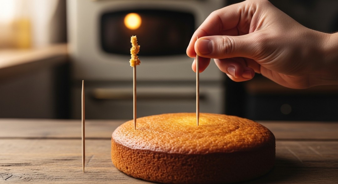 Cake Doneness Toothpick Test