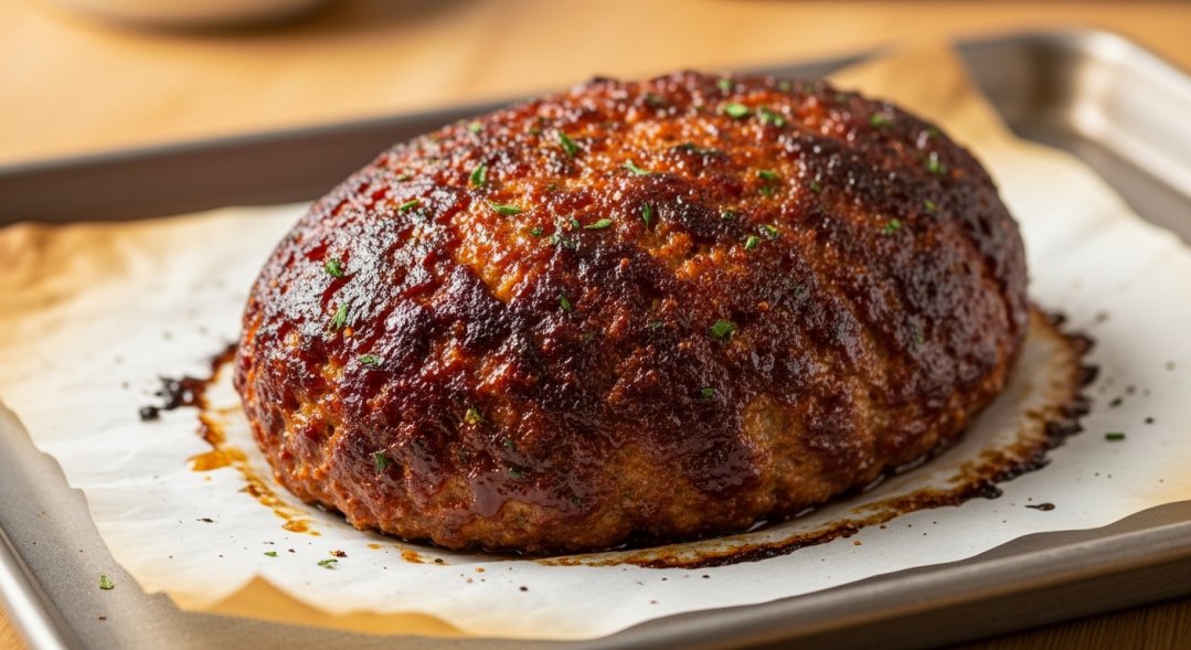 Caramelized Free-Form Meatloaf