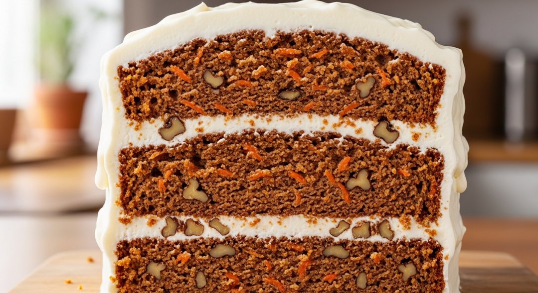 Carrot Cake With Cream Cheese Frosting