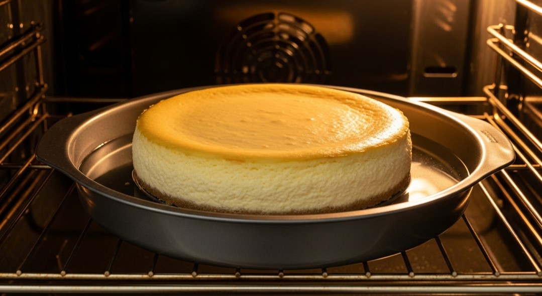 Cheesecake Baking Setup