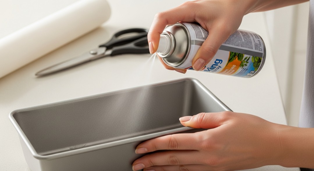 Coating a Loaf Pan