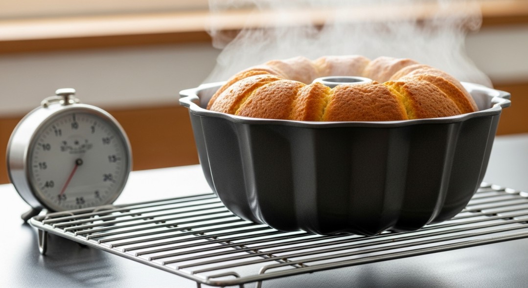 Freshly Baked Cake Cooling Freshly Baked Cake Cooling