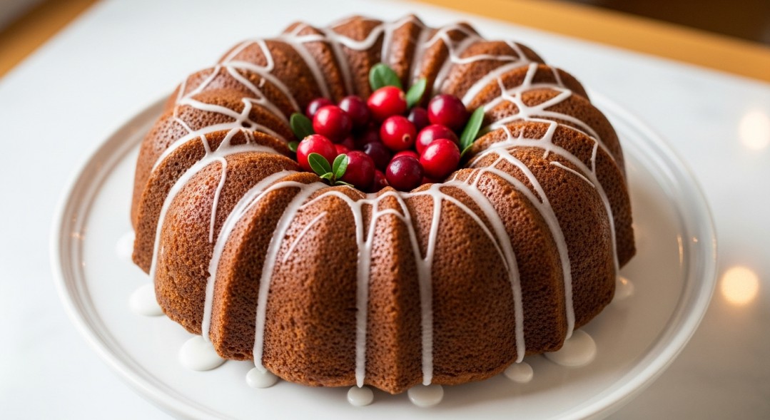 Holiday Bundt Cake Decoration