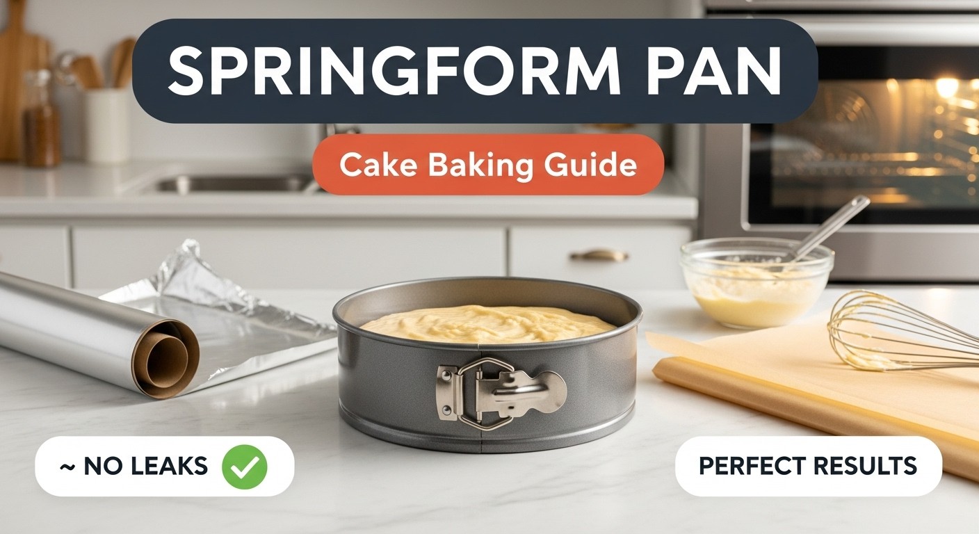 How to Use a Springform Pan for Cake Without Leaking?