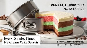 Making Ice Cream Cake in a Springform Pan