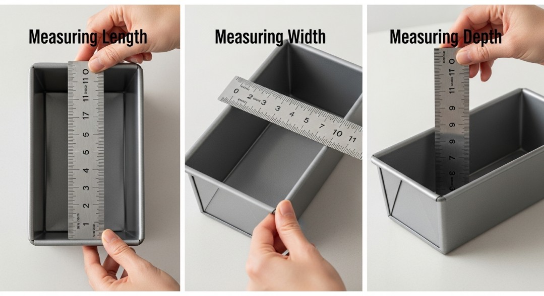 Measuring Loaf Pan Dimensions