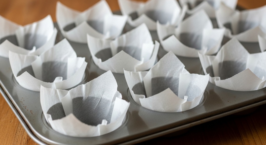 Muffin Pan Ready For Baking Muffin Pan Ready For Baking