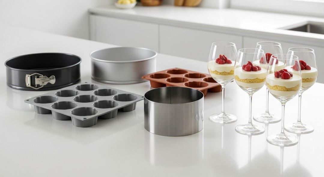 Pans for Baking Individual Mousse Cakes