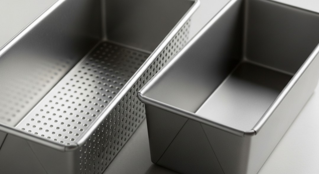 Perforated vs. Solid Loaf Pans