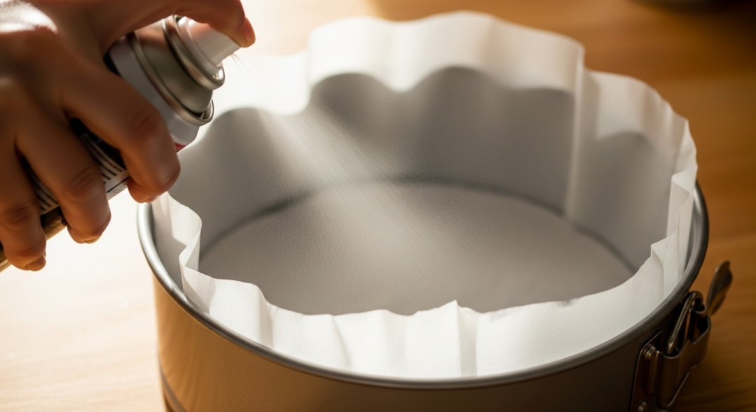 Spraying Springform Pan