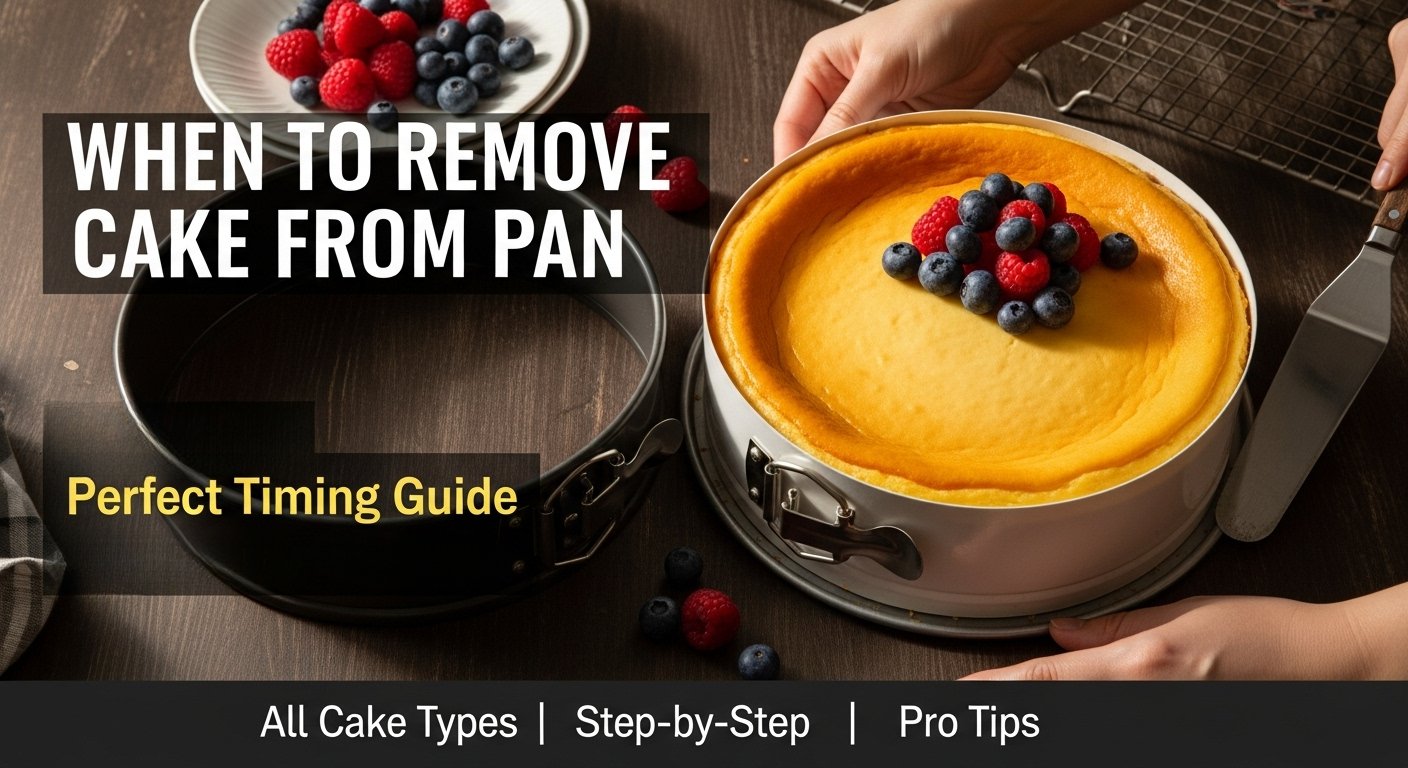 When to Remove Cake from a Springform Pan?