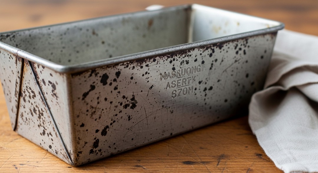 a vintage loaf pan