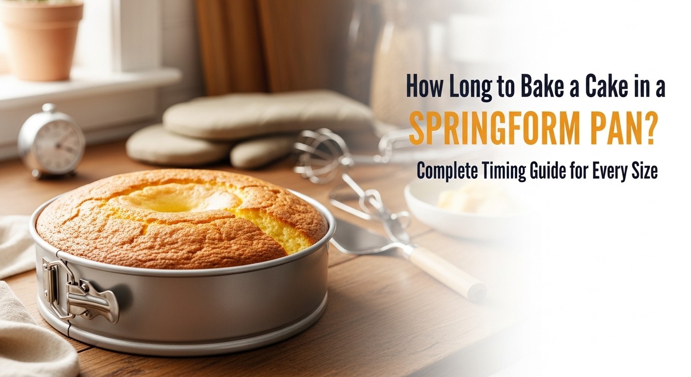 how long to bake a cake in a springform pan?