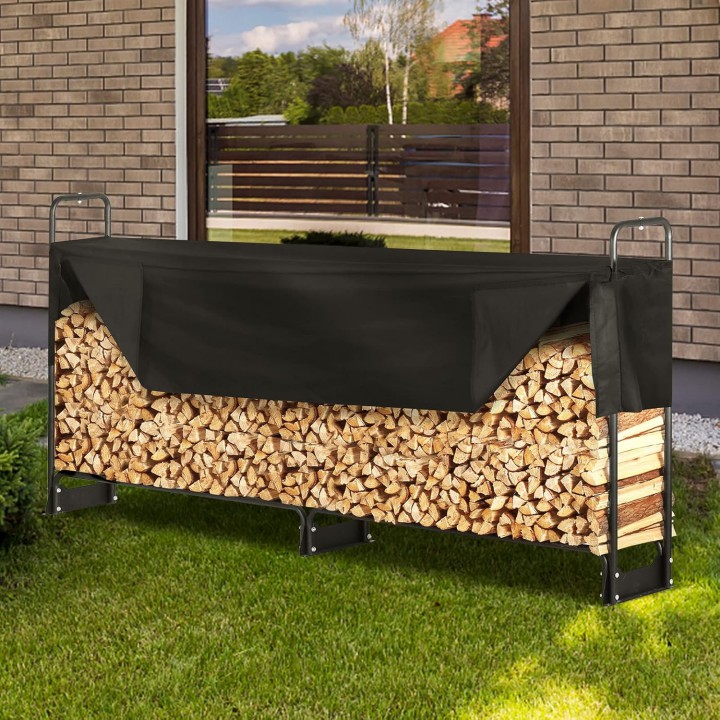 VEVOR 8.5FT Outdoor Firewood Rack
