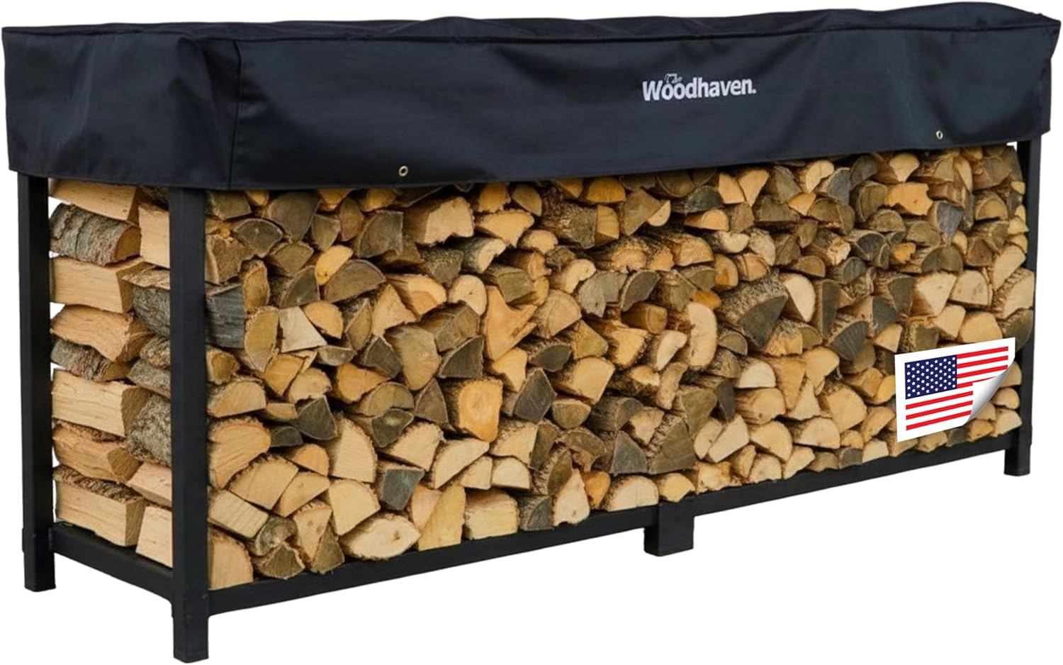 Woodhaven 8-Foot Firewood Rack