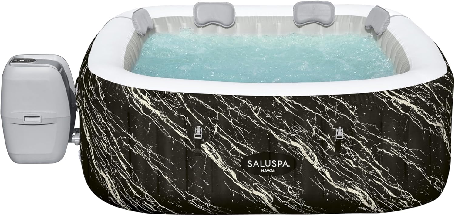 Bestway SaluSpa Hawaii EnergySense Smart Luxe AirJet Inflatable Hot Tub Spa