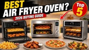 Best air fryer oven 2026 comparison with Ninja Breville COSORI Cuisinart and BLACK+DECKER